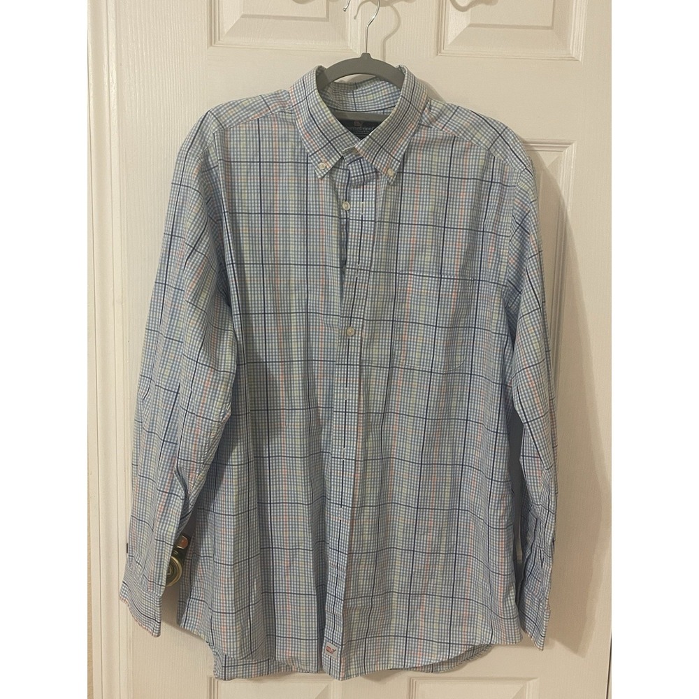 VINEYARD VINES LONG SLEEVE SLIM FIT MURRAY  SHIRT SZ XL